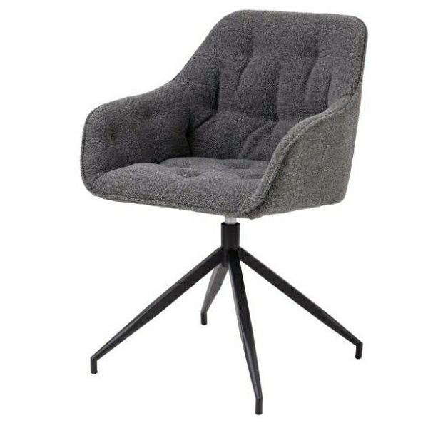 Krzesło Brooke obrotowe antracytowe Monza - ACTONA